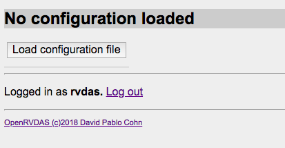 No Configuration Loaded