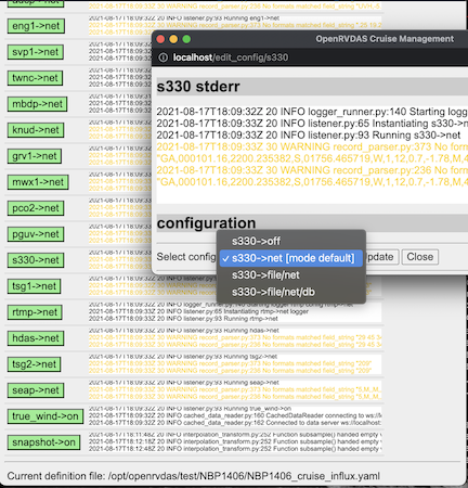 Logger Manager Web console